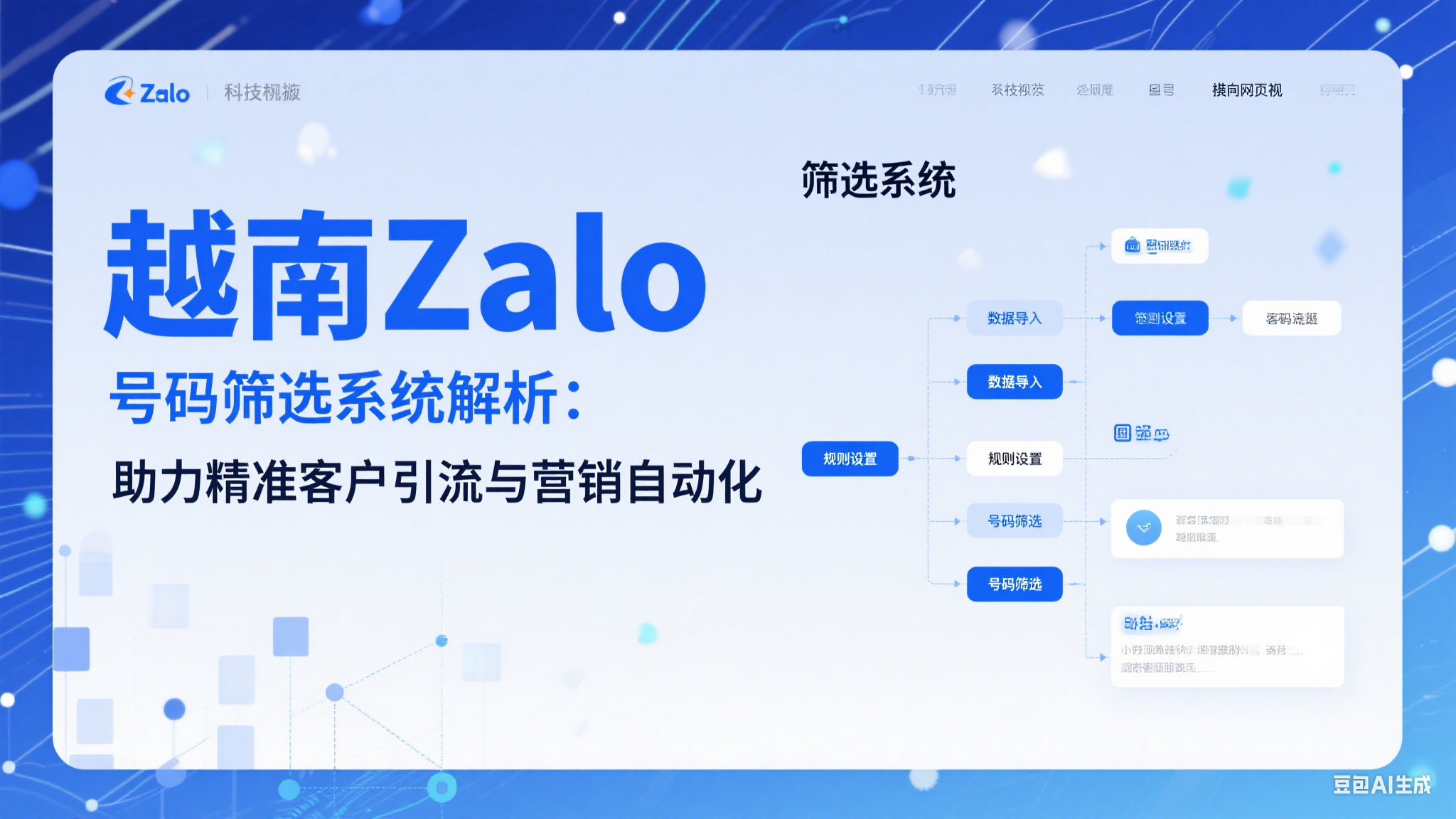 越南Zalo號碼篩選系統解析，助力精準客戶引流與營銷自動化