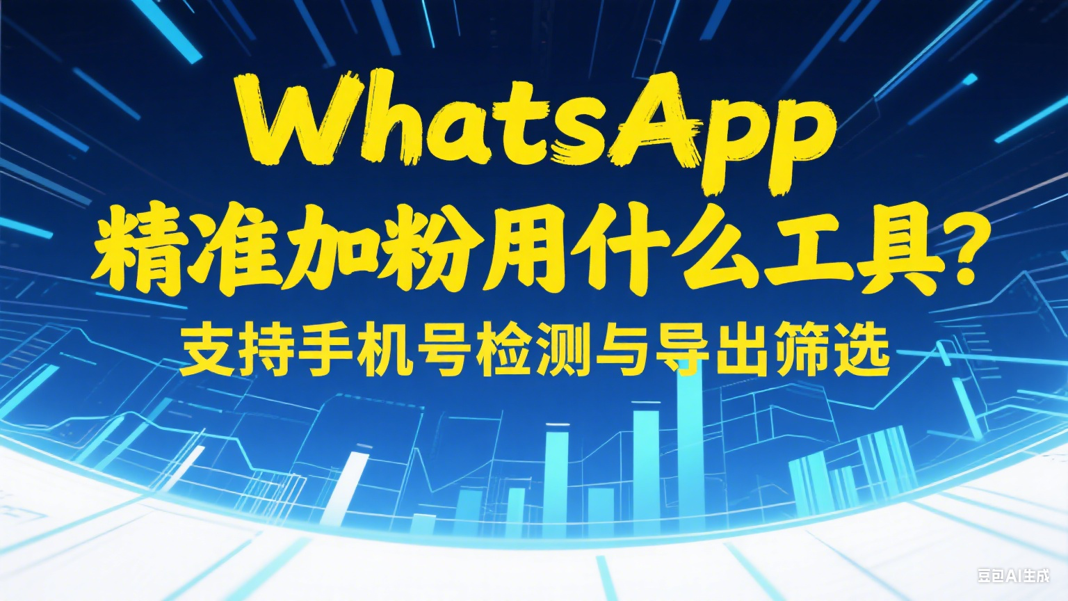 WhatsApp精準加粉用什么工具？支持手機號檢測與導(dǎo)出篩選