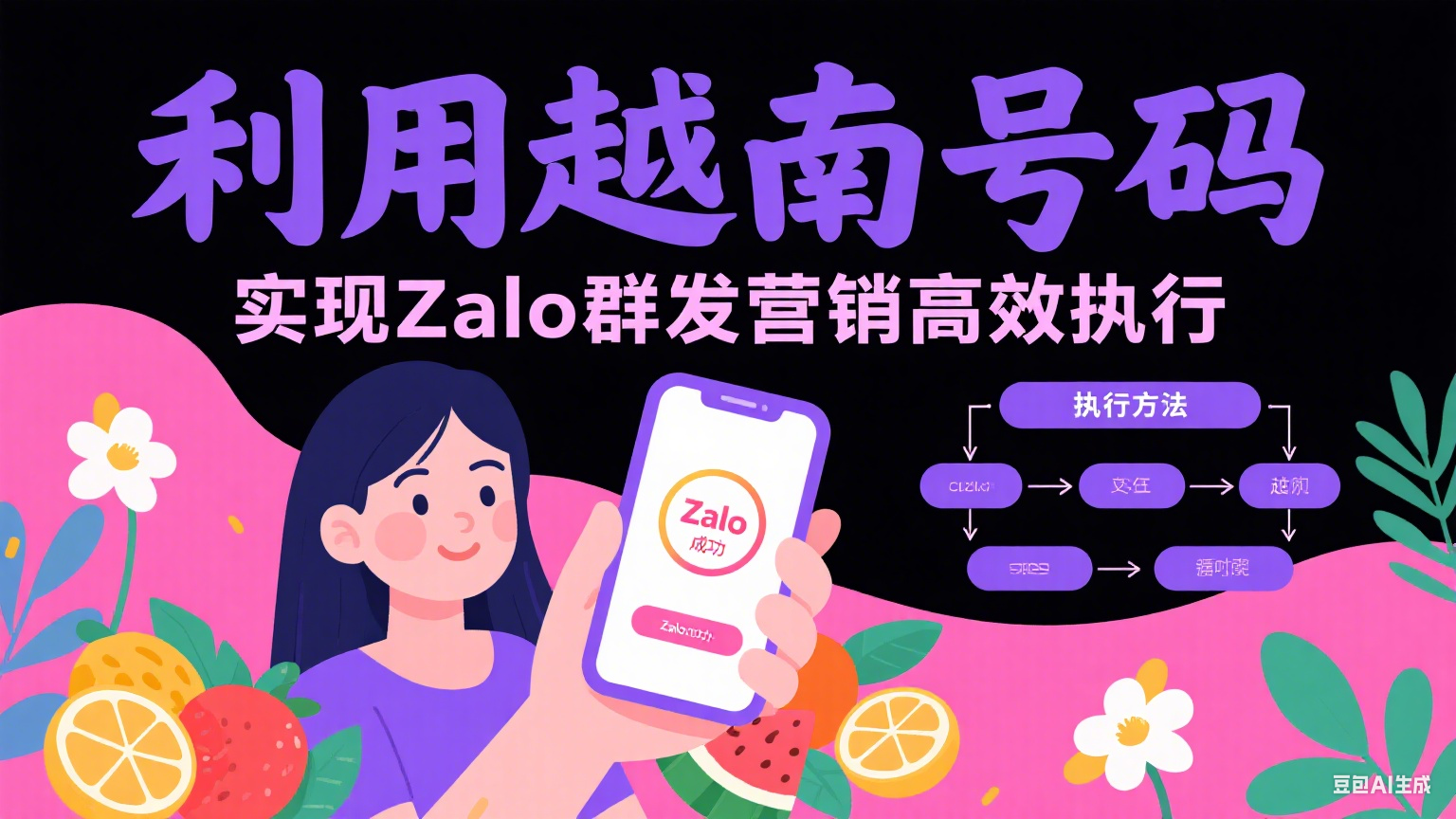 越南號碼生成助力Zalo群發(fā)營銷高效執(zhí)行方法