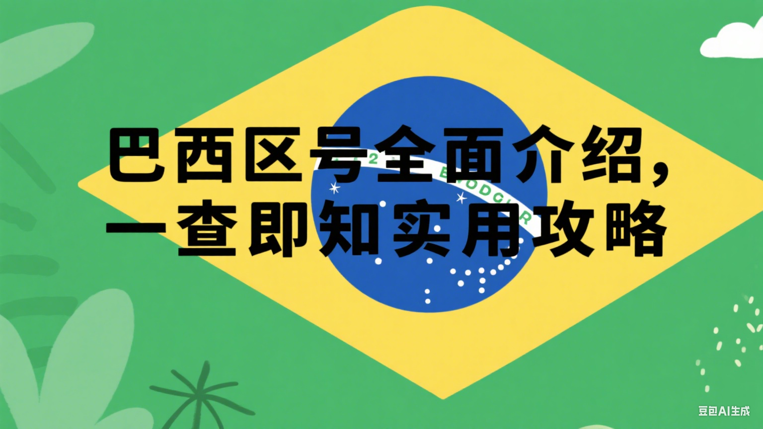 巴西區號全面介紹，一查即知實用攻略