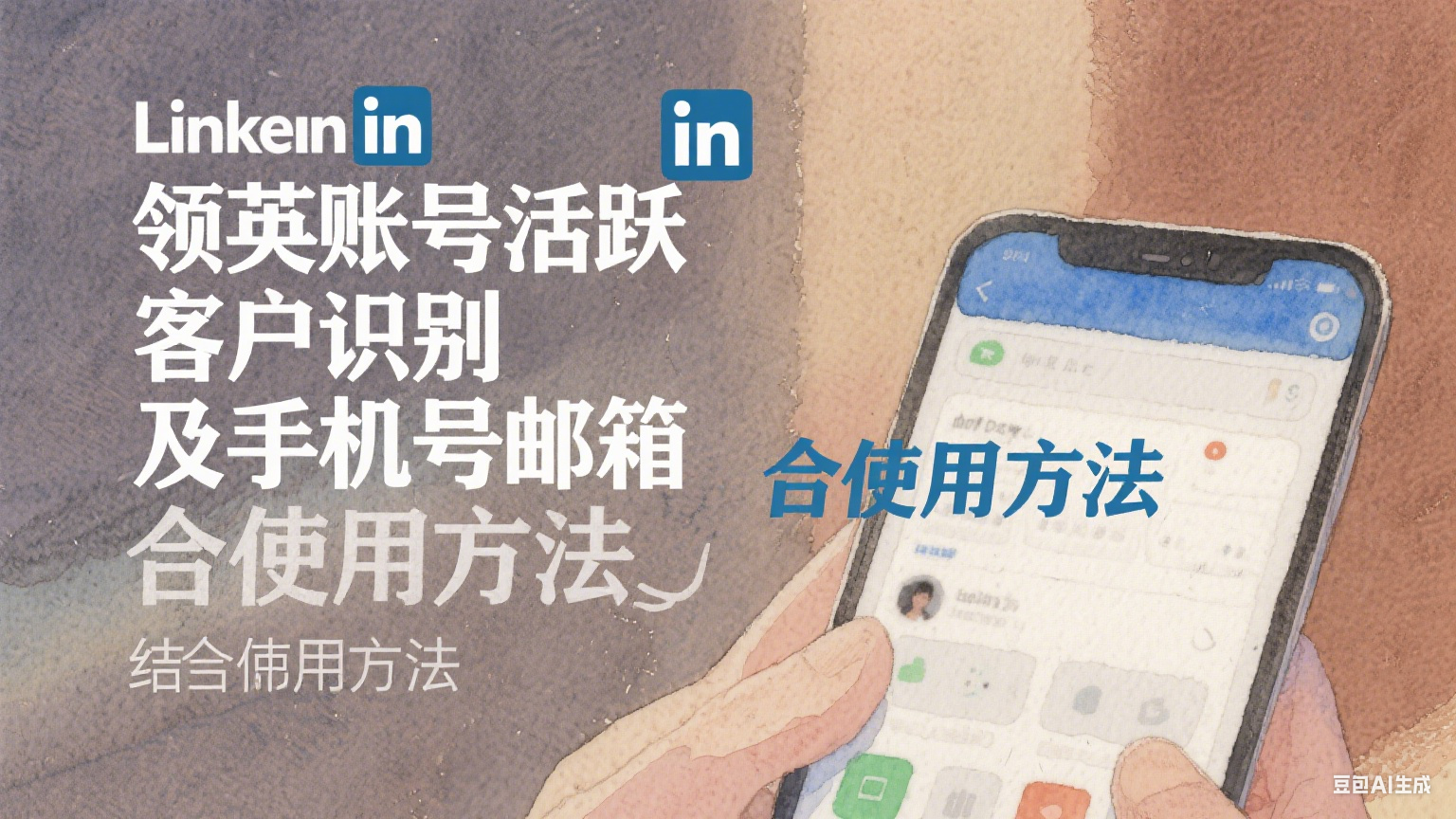 領英賬號活躍客戶識別及手機號郵箱結合使用方法